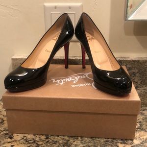 Christian Louboutin New Simple Pump Patent Calf 100 size 37.5